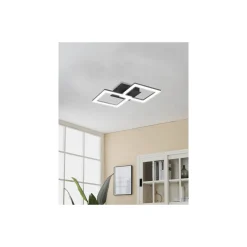 Eglo Taklampa RGBic Stål Svart 19.6W 2100lm - 830 Varm Vit + RGB | Dimbar