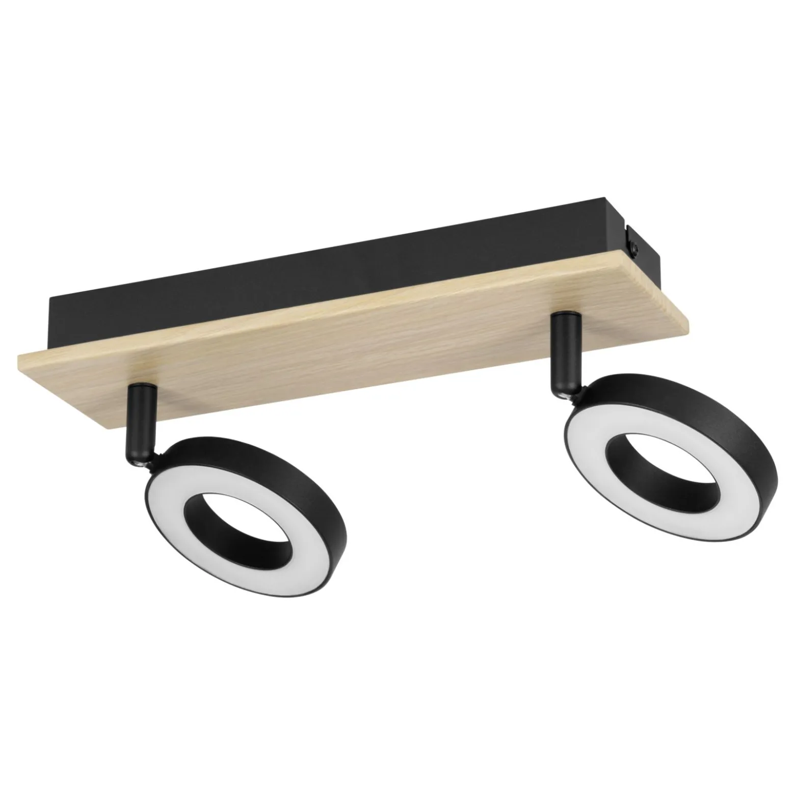 Eglo Taklampa Rielves Trä Svart 4W 500lm - 830 Varm Vit