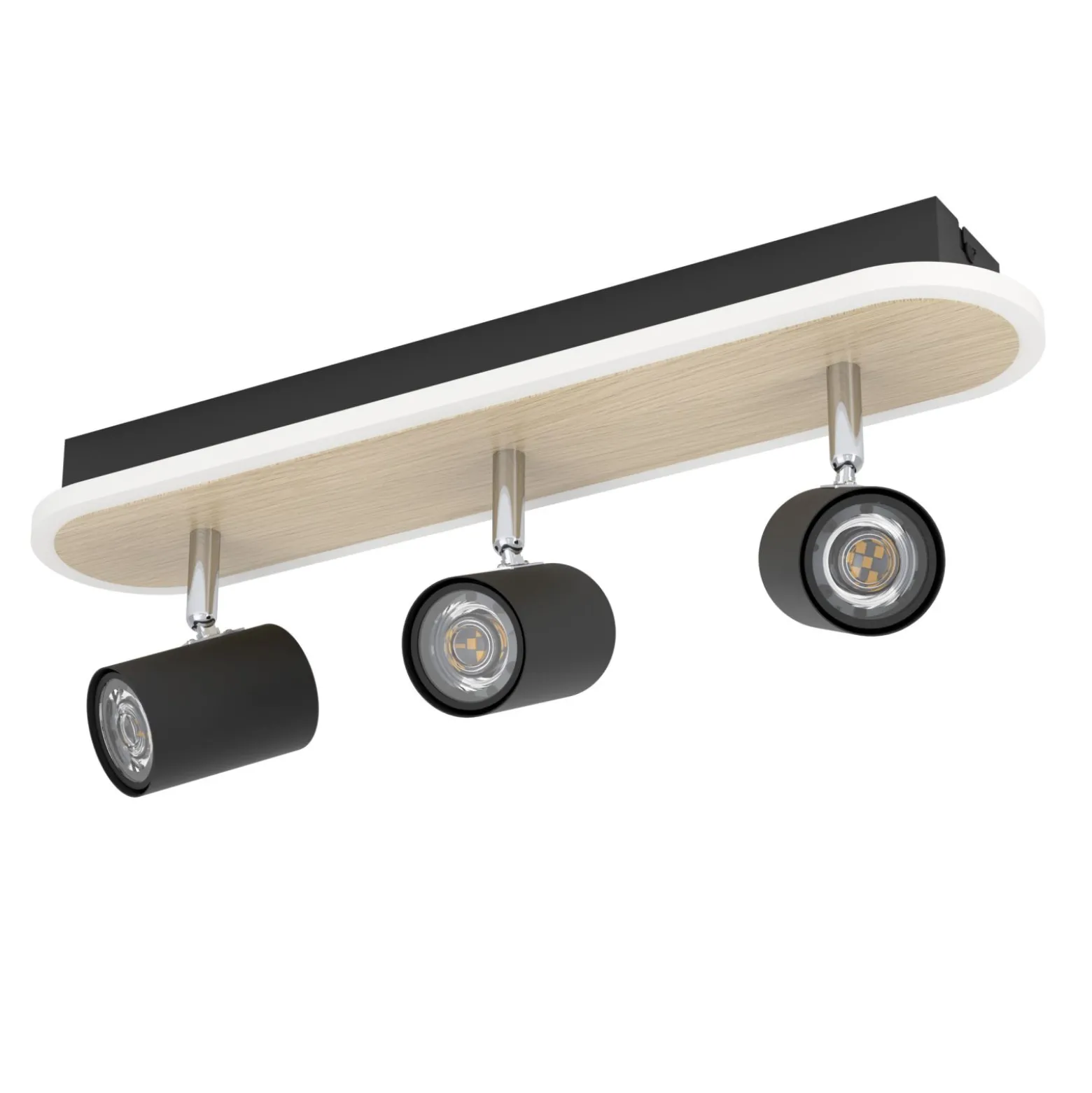 Eglo Taklampa Rimbocchi Stål Svart 20W 2500lm - 830 Varm Vit