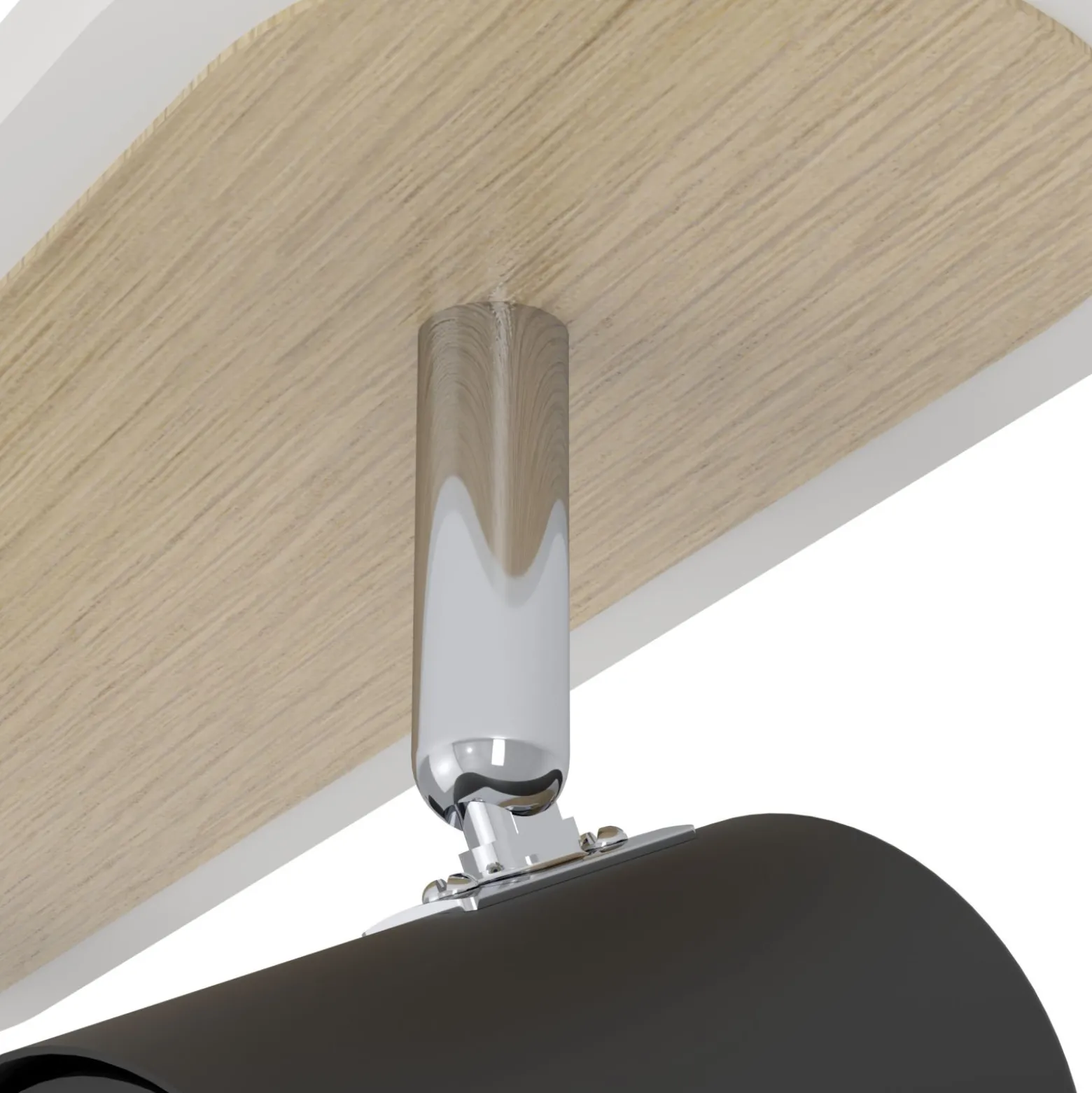 Eglo Taklampa Rimbocchi Stål Svart 12W 1500lm - 830 Varm Vit