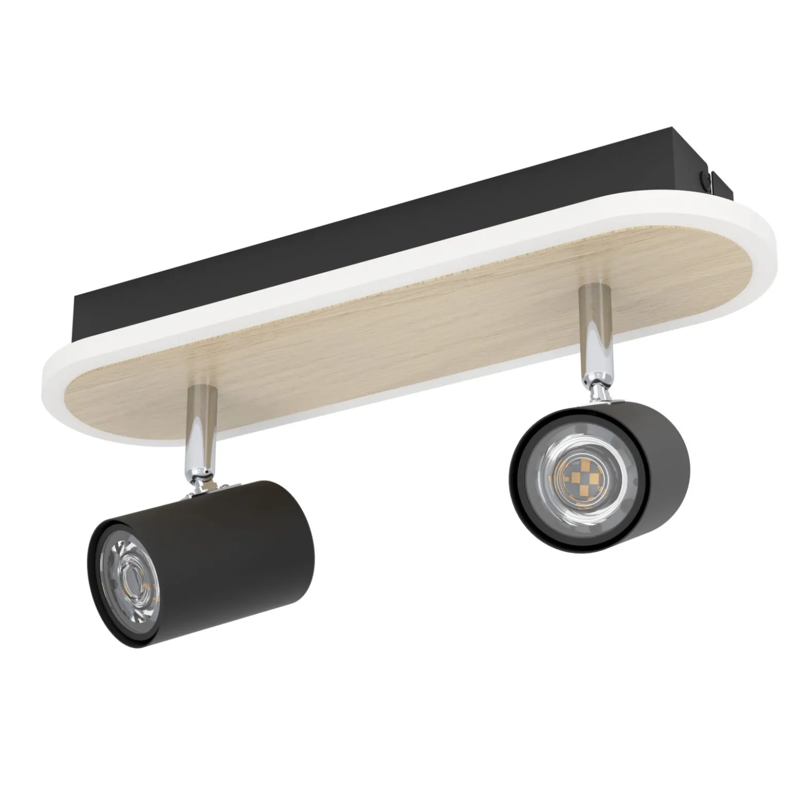 Eglo Taklampa Rimbocchi Stål Svart 12W 1500lm - 830 Varm Vit
