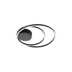 Eglo Taklampa Ruotale Aluminium Stål Svart 36W 4400lm - 830 Varm Vit | IP20