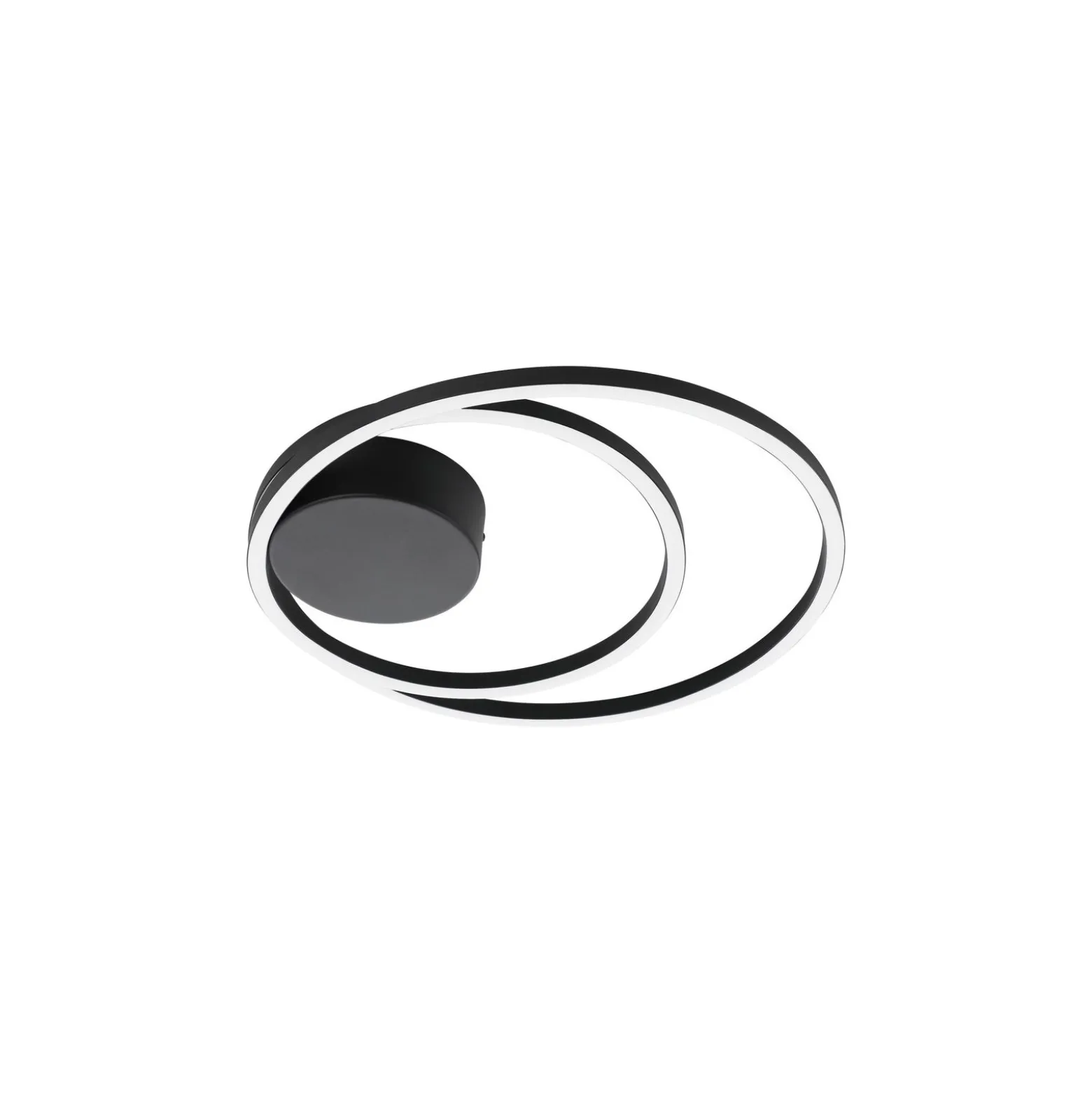 Eglo Taklampa Ruotale Aluminium Stål Svart 36W 4400lm - 830 Varm Vit | IP20