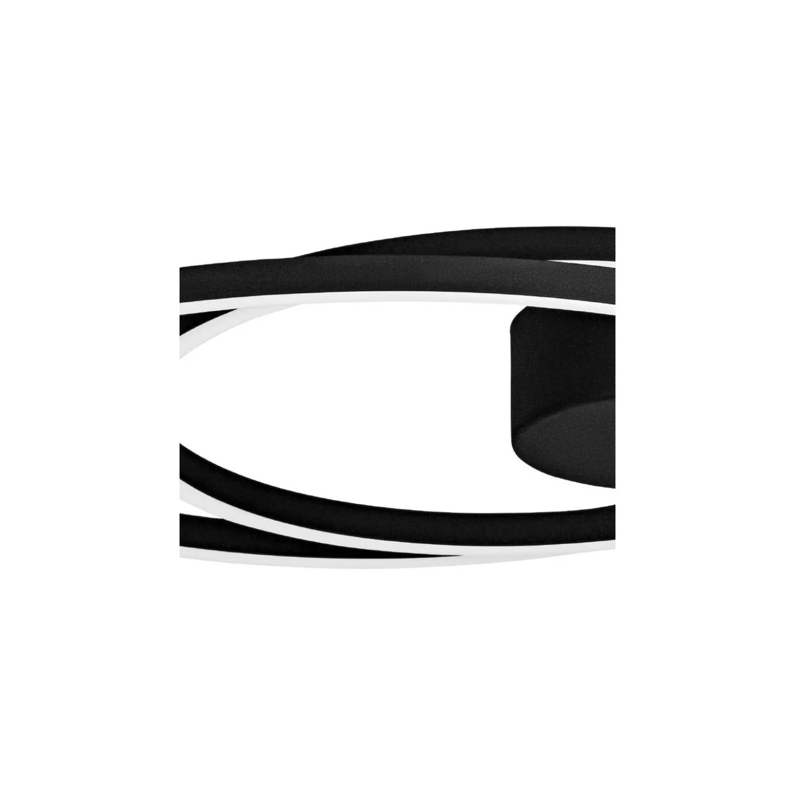 Eglo Taklampa Ruotale Aluminium Stål Svart 36W 4400lm - 830 Varm Vit | IP20