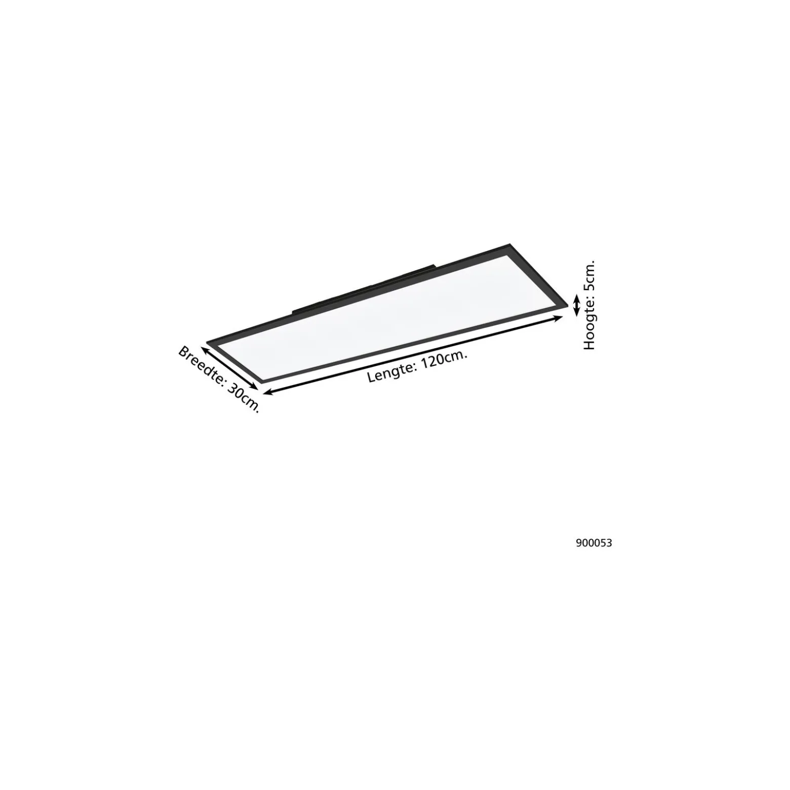 Eglo Taklampa Salobrena-Z Aluminium Svart 33.5W 4150lm - 827-865 Justerbar Vit | IP20 - Dimbar