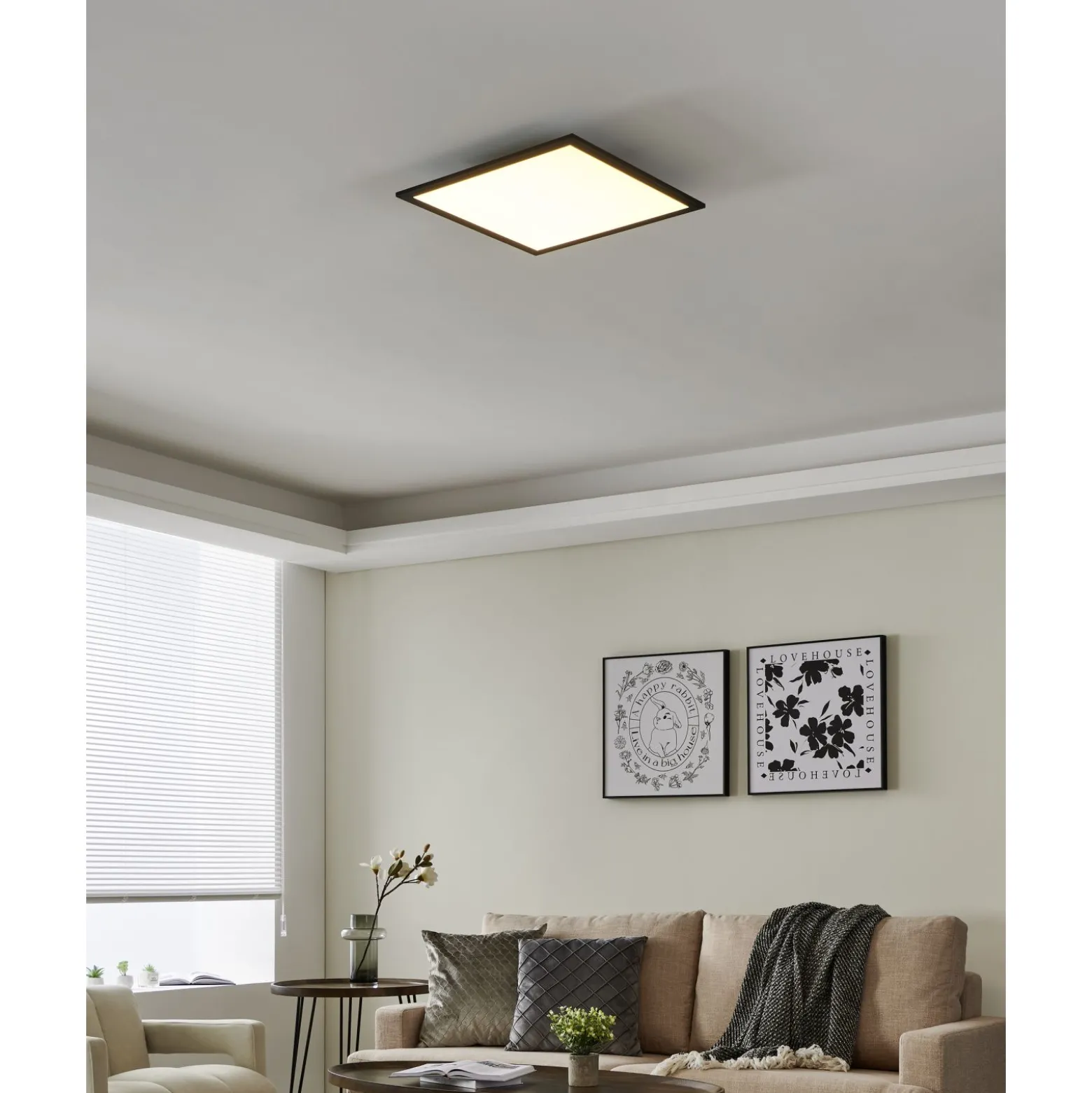 Eglo Taklampa Salobrena-Z Aluminium Svart 21W 2500lm - 827-865 Justerbar Vit | Dimbar