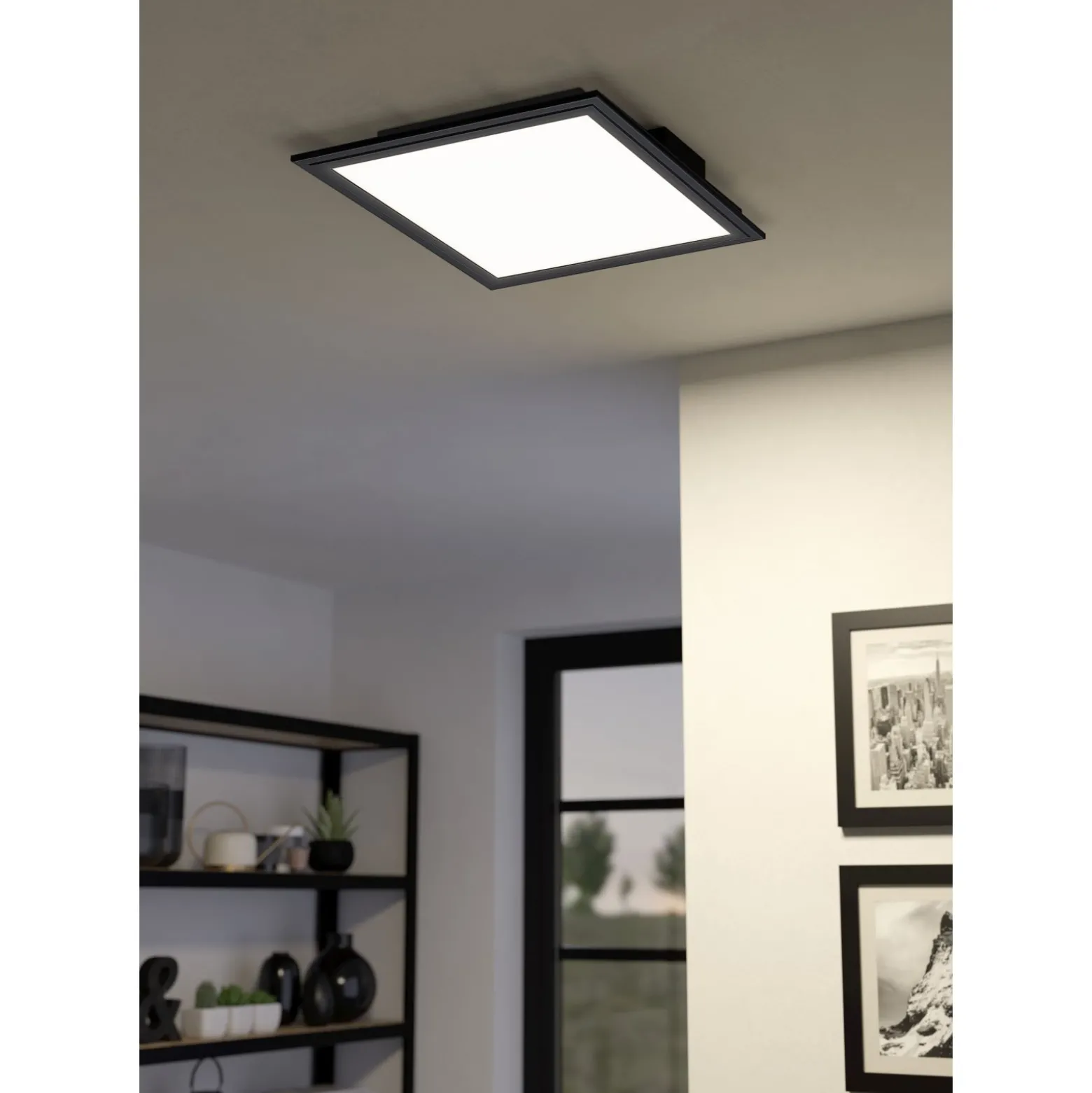Eglo Taklampa Salobrena-Z Aluminium Svart 15W 1790lm - 827-865 Justerbar Vit | Dimbar