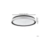 Eglo Taklampa Seluci Stål Svart 10W 1150lm - 830-865 Justerbar Vit | IP20 - Dimbar