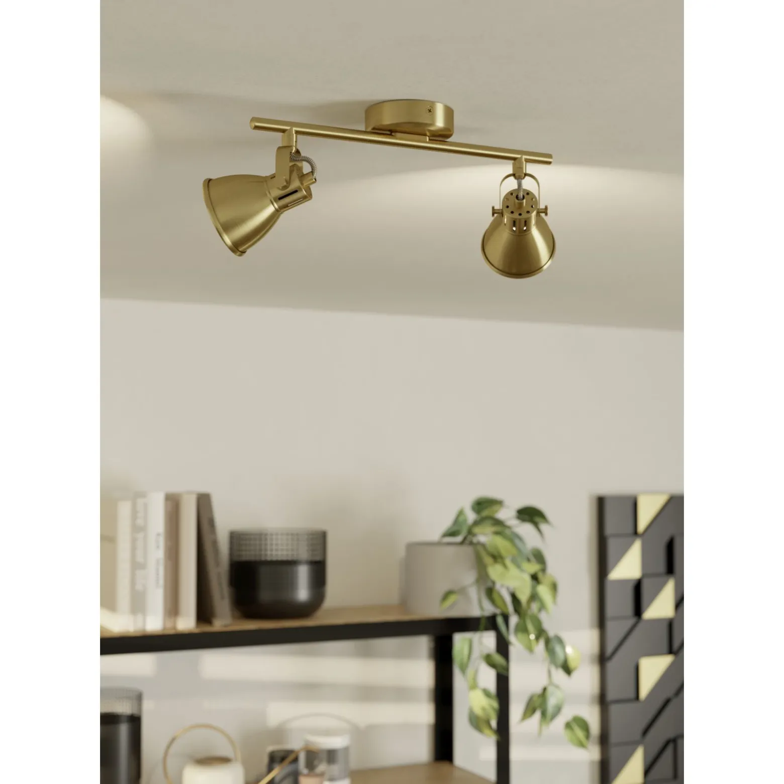 Eglo Taklampa Seras Stål Guld 2W 250lm - 830 Varm Vit