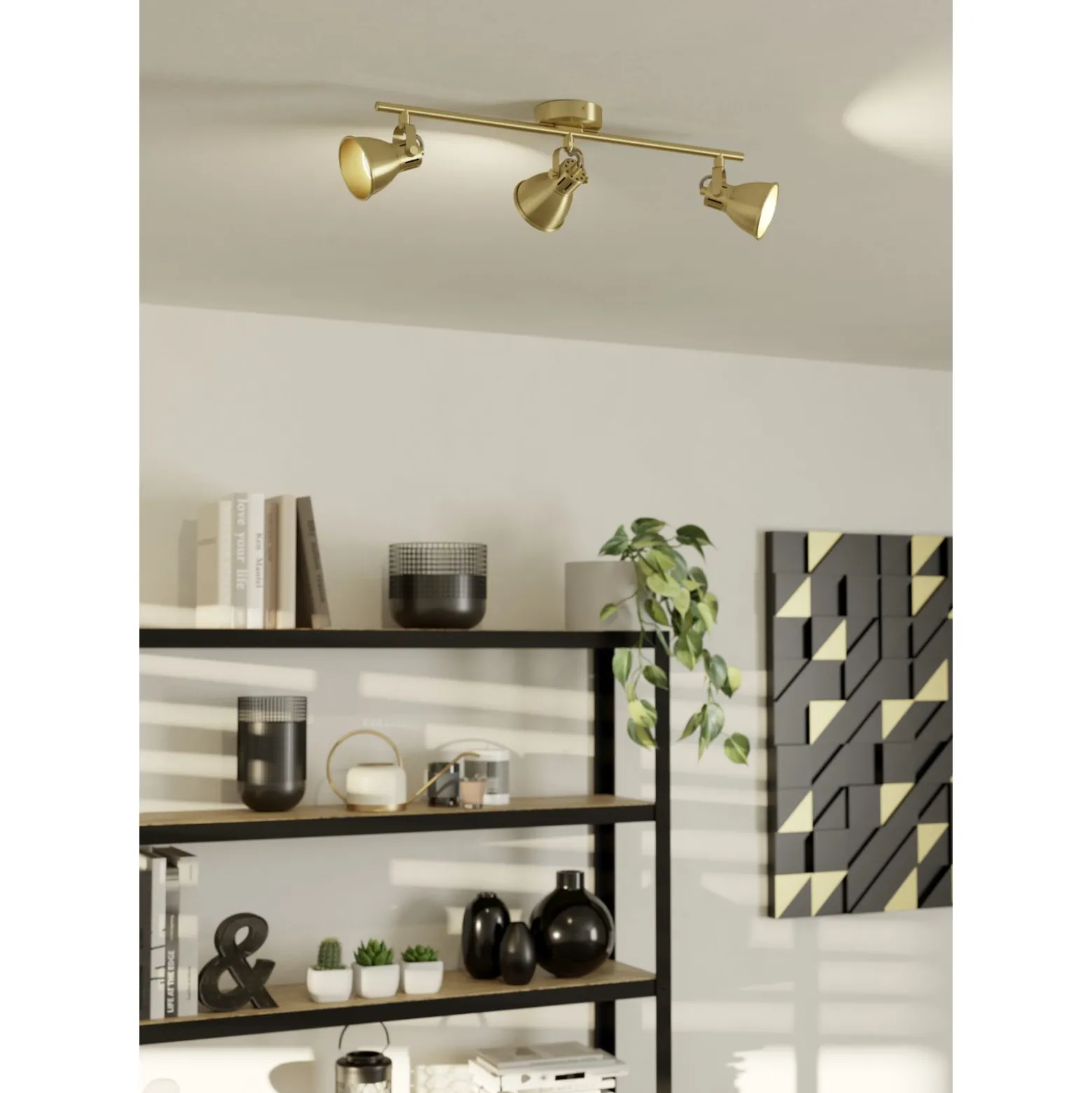 Eglo Taklampa Seras Stål Guld 2W 250lm - 830 Varm Vit