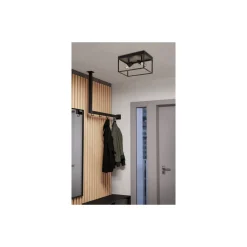 Eglo Taklampa Silentina Stål Svart | IP20 - Passande för 2x E27