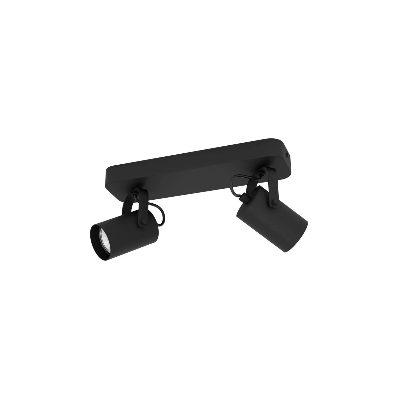 Eglo Taklampa Sorego Stål Svart 2x2.8W 2x250lm - 830 Varm Vit | IP20 - Inkl. 2x GU10