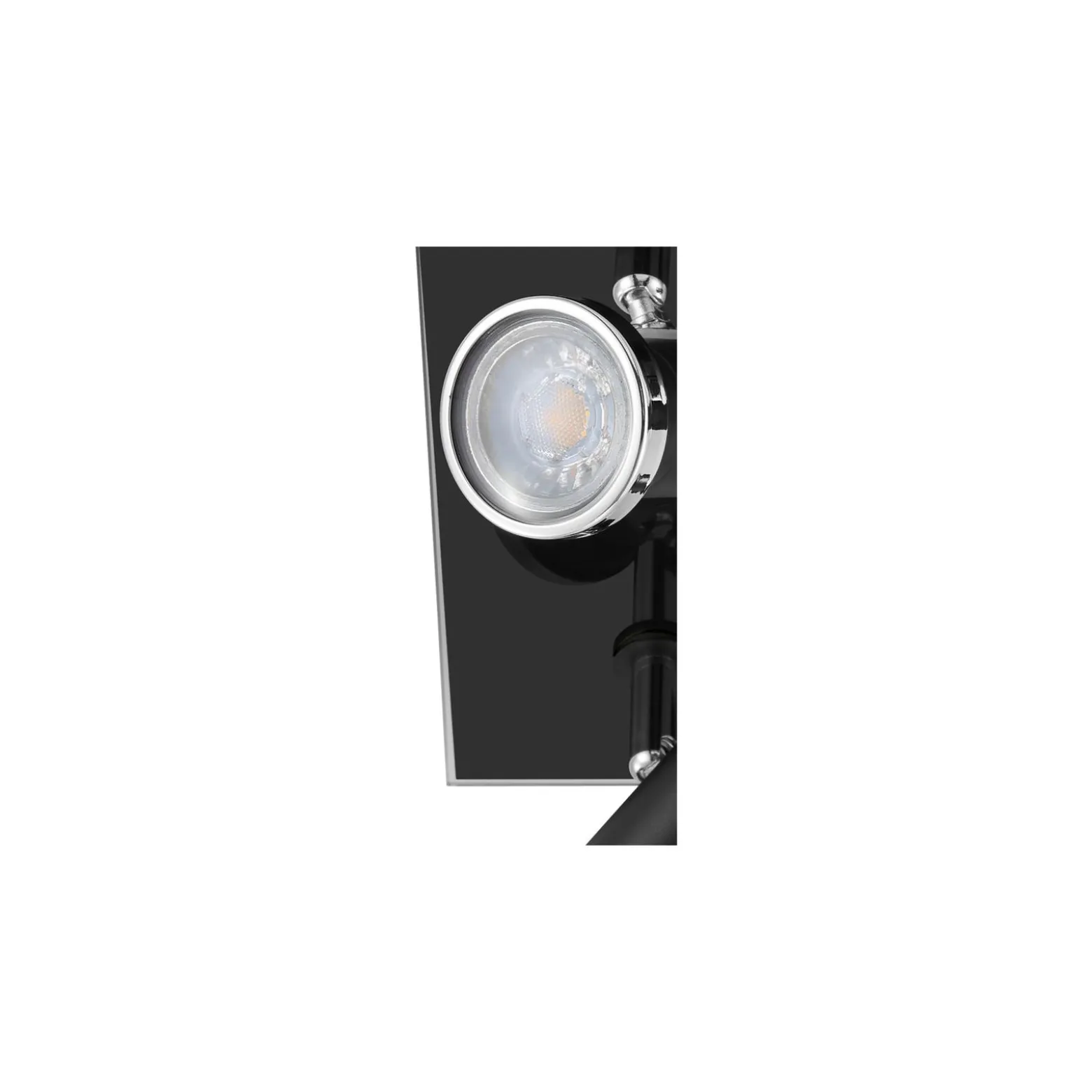 Eglo Taklampa Tamara 1 Stål Svart Krom 4x2.8W 4x250lm - 830 Varm Vit | IP44 - Inkl. 4x GU10