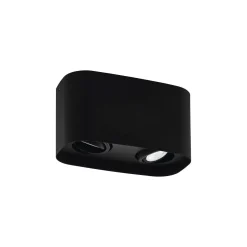 Eglo Tak Spot Arenzano Stål Svart 9.4W 690lm - 830 Varm Vit | Dimbar - Passande för 2x GU10