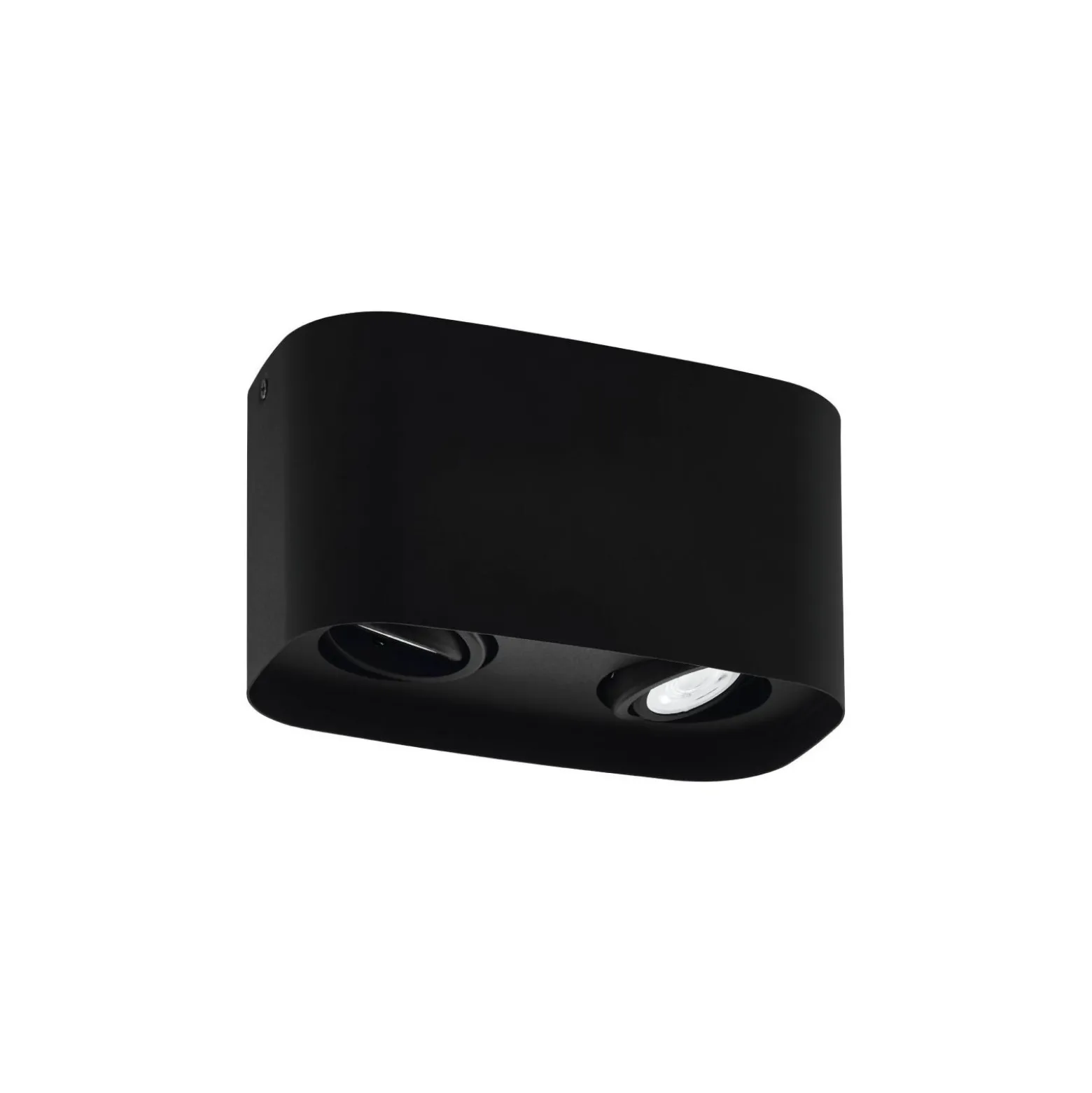 Eglo Tak Spot Arenzano Stål Svart 9.4W 690lm - 830 Varm Vit | Dimbar - Passande för 2x GU10