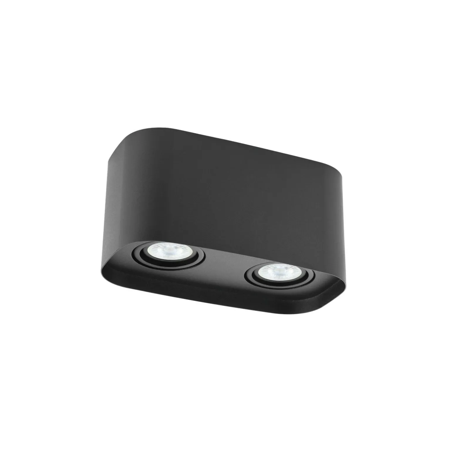 Eglo Tak Spot Arenzano Stål Svart 9.4W 690lm - 830 Varm Vit | Dimbar - Passande för 2x GU10