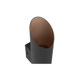 Eglo Vägglampa Agolada Utomhus Galvaniserat Stål Svart Koppar Up & Down 7.4W 660lm - 830 Varm Vit