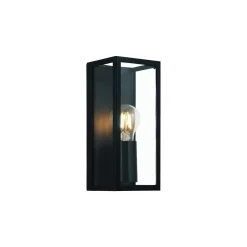 Eglo Vägglampa Alamonte 2 Stål Svart | IP44 - Passande för 1x E27