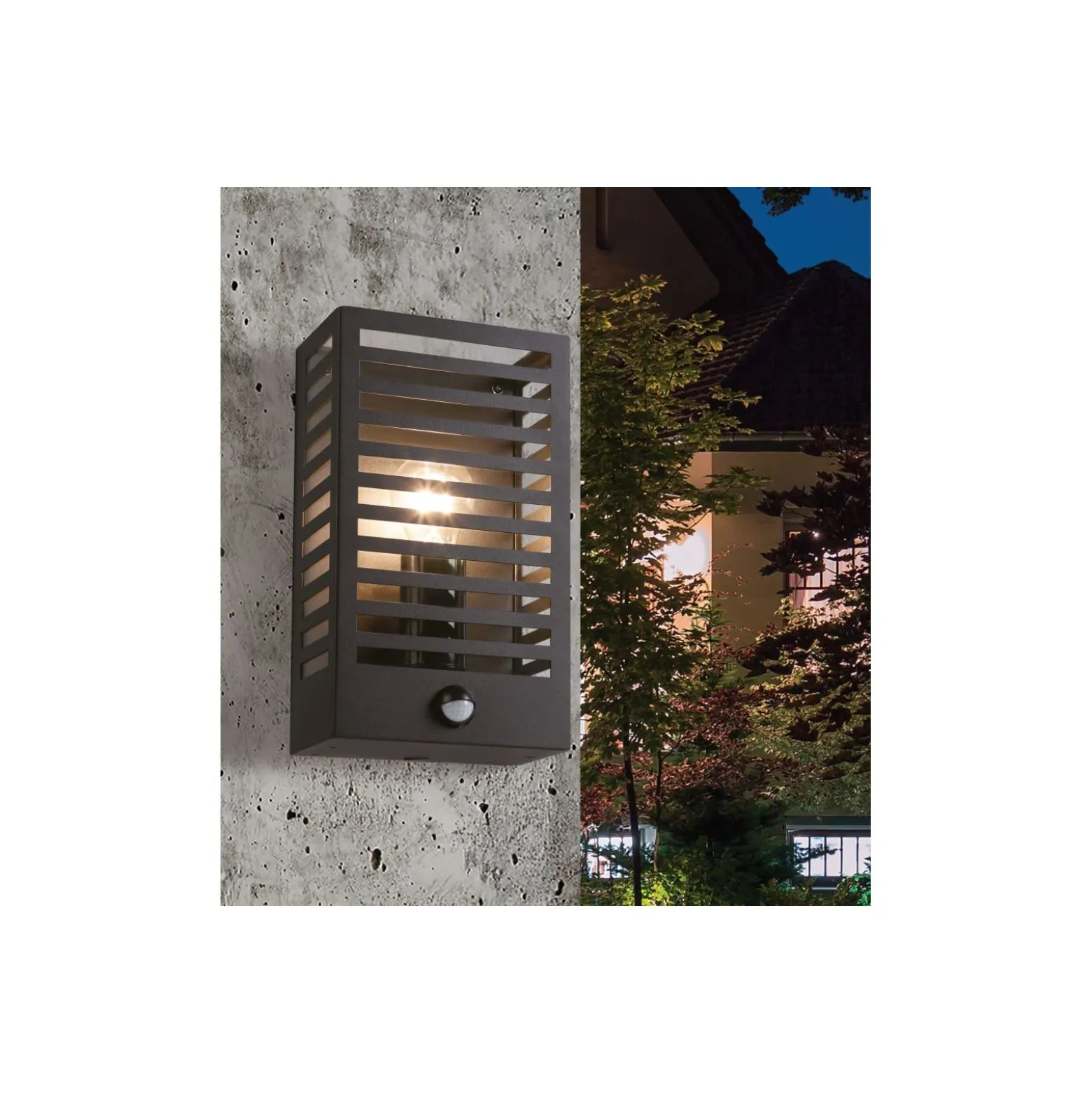 Eglo Vägglampa Alamonte 3 Utomhus Stål Svart | Passande för E27