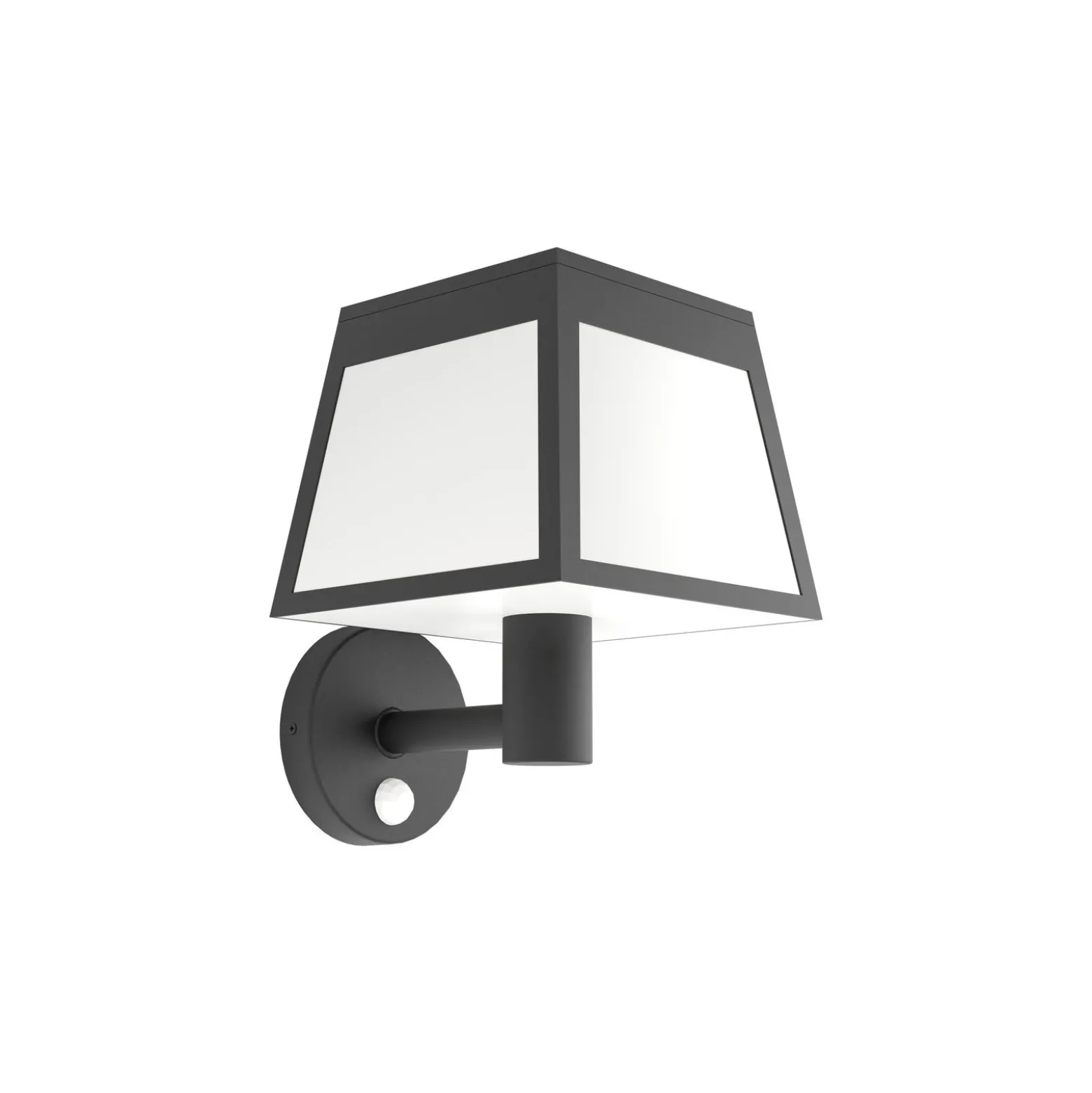 Eglo Vägglampa Altilia Solar Svart 7W 800lm - 830 Varm Vit | IP65 - Rörelsesensor