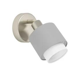 Eglo Vägglampa Bellizzi Stål Grå | Passande För 1x E14