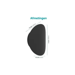 Eglo Vägglampa Briale Aluminium Svart 4W 800lm - 830 Varm Vit | IP44