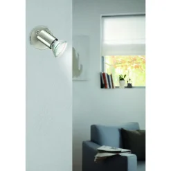 Eglo Vägglampa Buzz-led Stål Grå 2W 250lm - 830 Varm Vit