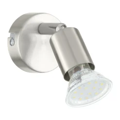 Eglo Vägglampa Buzz-led Stål Grå 2W 250lm - 830 Varm Vit