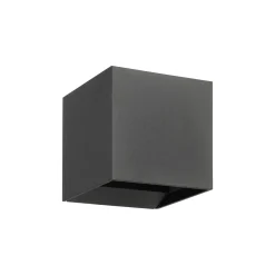 Eglo Vägglampa Calpi 3 Aluminium Antracit Up & Down 2.8W 420lm - 830 Varm Vit | IP54
