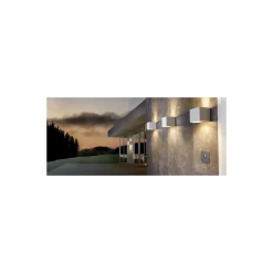 Eglo Vägglampa Calpi Aluminium Vit Up & Down 3.3W 340lm - 830 Varm Vit | IP44