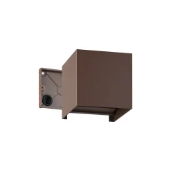 Eglo Vägglampa Calpi 3 Aluminium Rostig Up & Down 2.8W 420lm - 830 Varm Vit | IP54