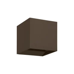 Eglo Vägglampa Calpi 3 Aluminium Rostig Up & Down 2.8W 420lm - 830 Varm Vit | IP54