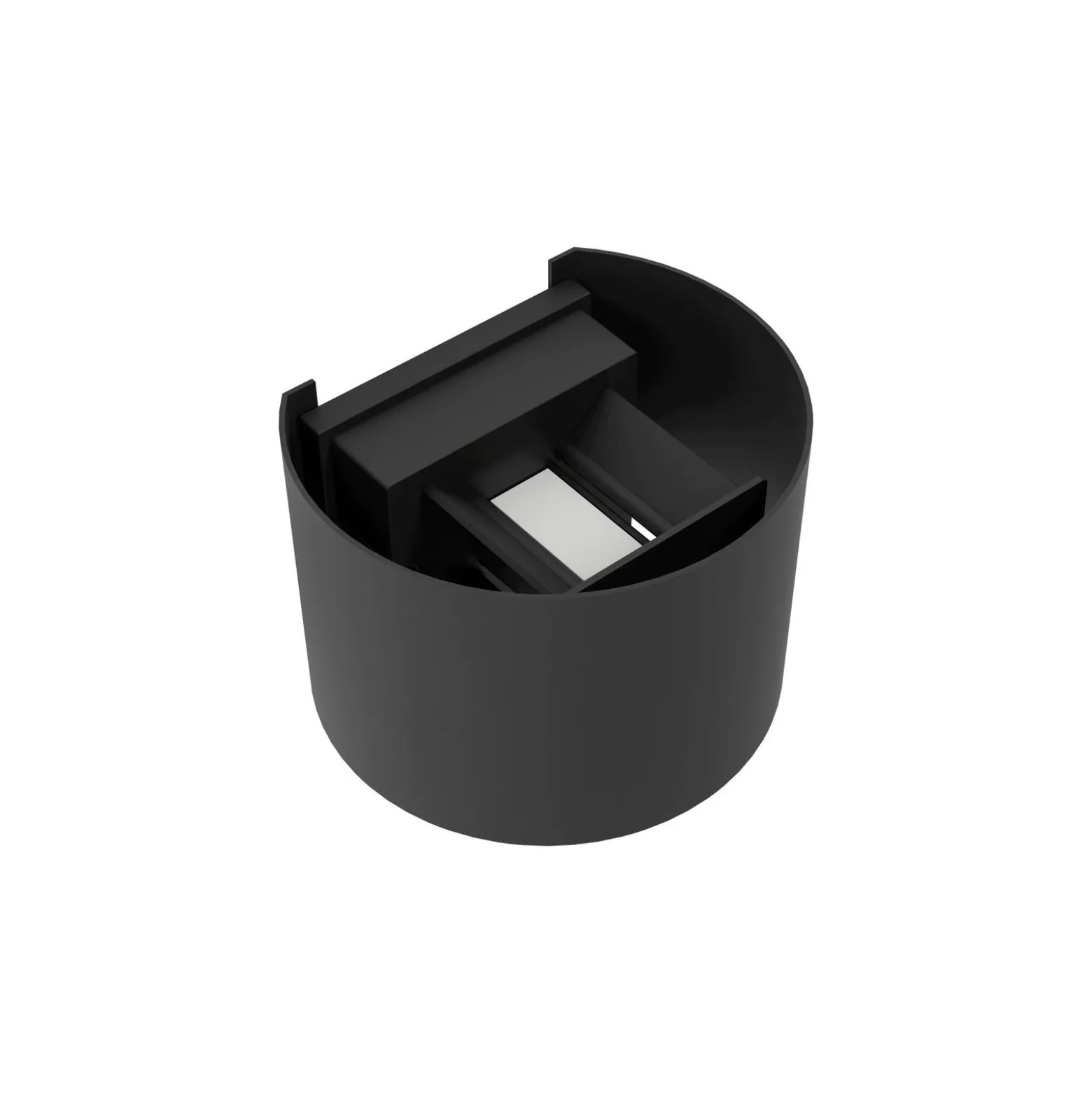 Eglo Vägglampa Calpino 3 Aluminium Svart Up & Down 2W 420lm - 830 Varm Vit | IP54