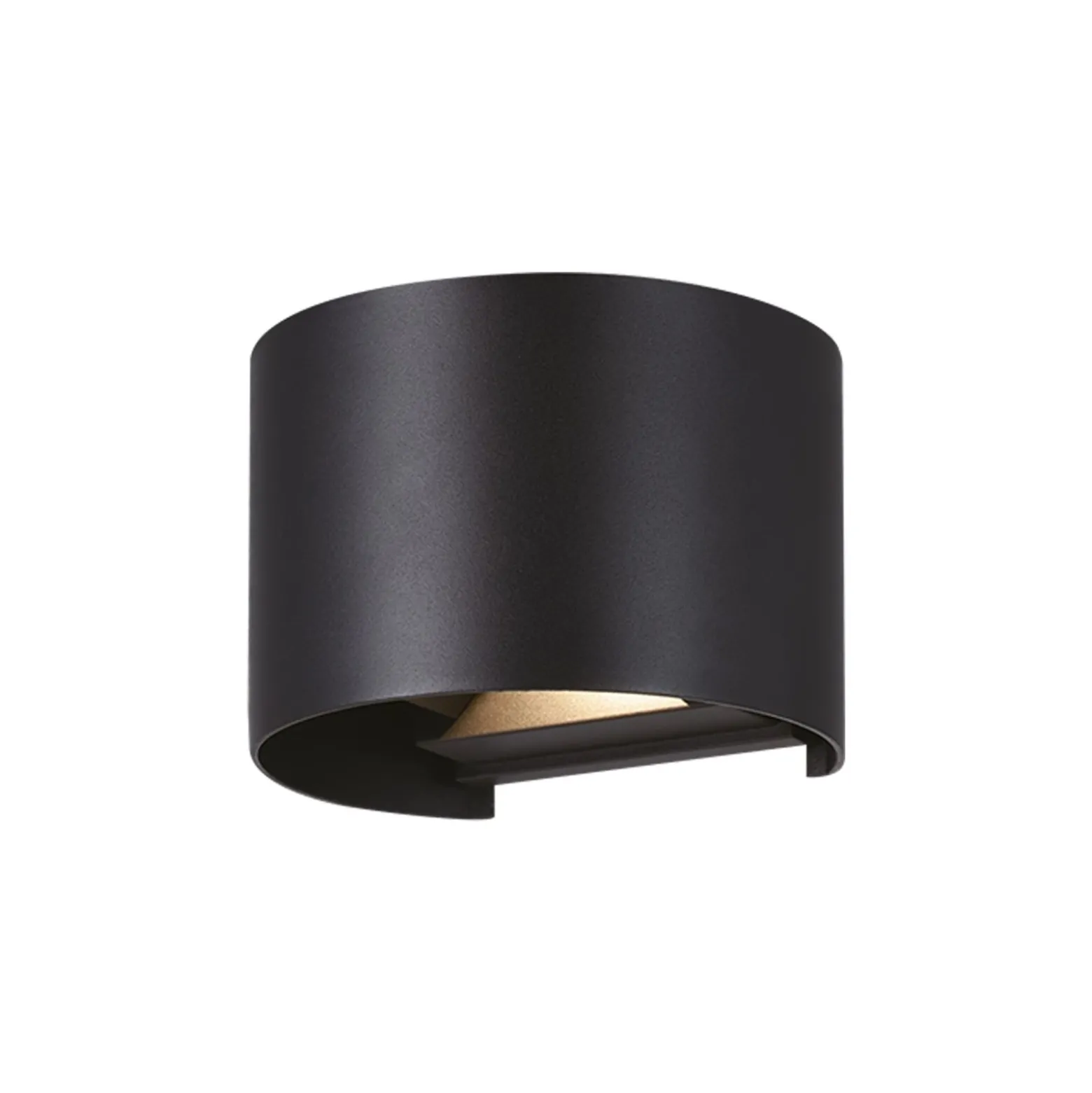 Eglo Vägglampa Calpino 3 Aluminium Svart Up & Down 2W 420lm - 830 Varm Vit | IP54