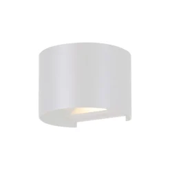 Eglo Vägglampa Calpino 3 Aluminium Vit Up & Down 2W 420lm - 830 Varm Vit | IP54