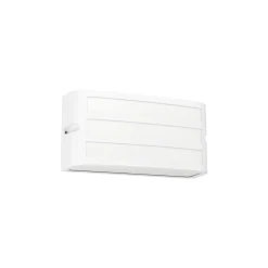 Eglo Vägglampa Camarda Aluminium Vit | IP54 - Passande för 1x E27