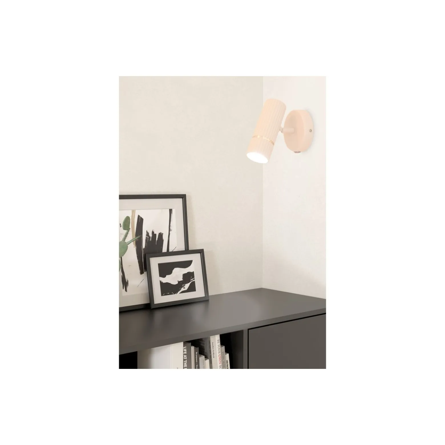Eglo Vägglampa Caminia Stål Slipad 4.7W 345lm - 830 Varm Vit | IP20 - Inkl. 1x GU10