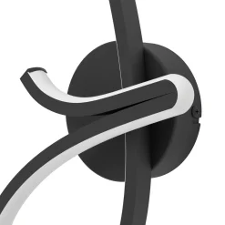 Eglo Vägglampa Cardoncito Stål Svart Vit 12W 1400lm - 827-865 Justerbar Vit