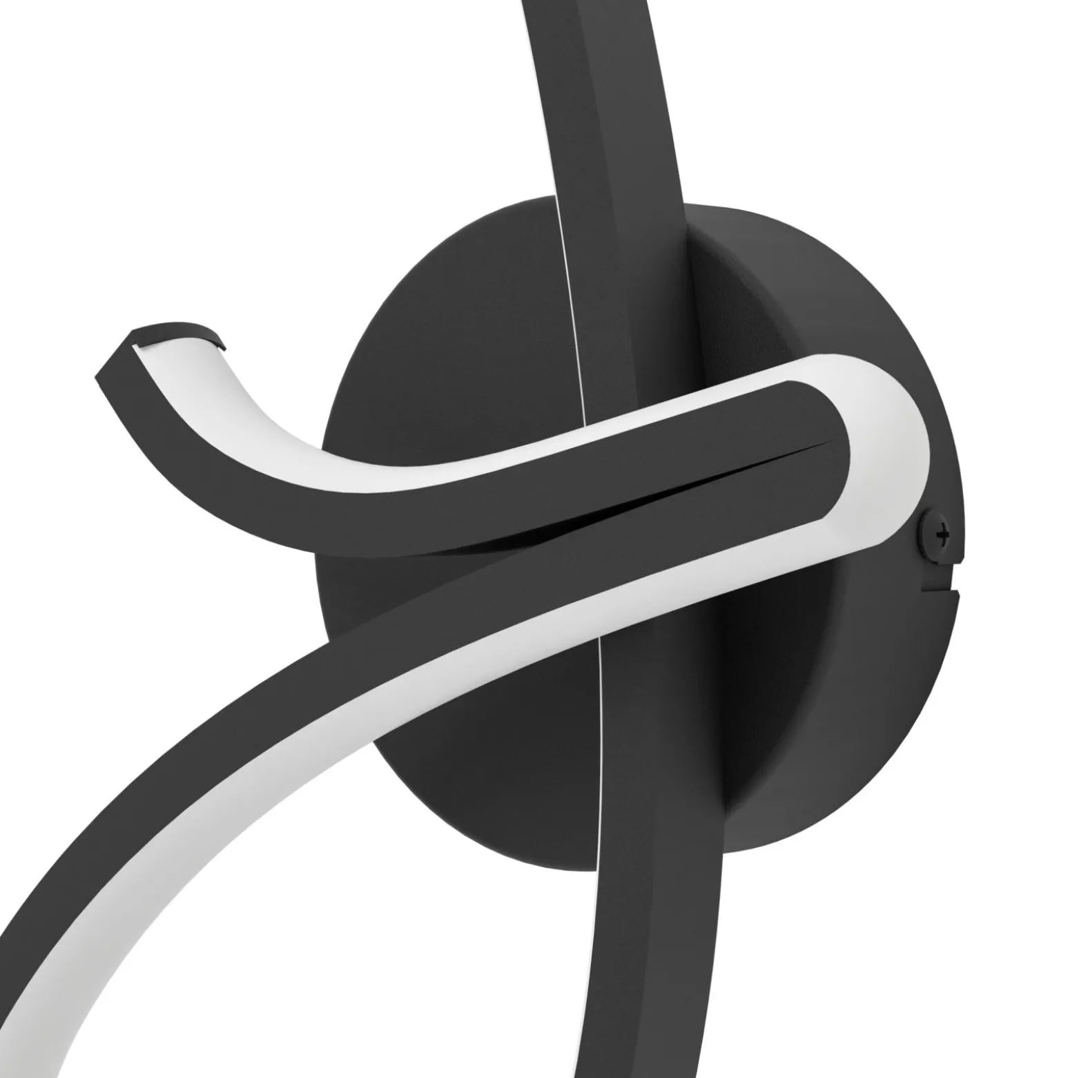 Eglo Vägglampa Cardoncito Stål Svart Vit 12W 1400lm - 827-865 Justerbar Vit