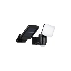 Eglo Vägglampa Casabas Solar Svart 5W 470lm - 865 Dagsljus | IP44