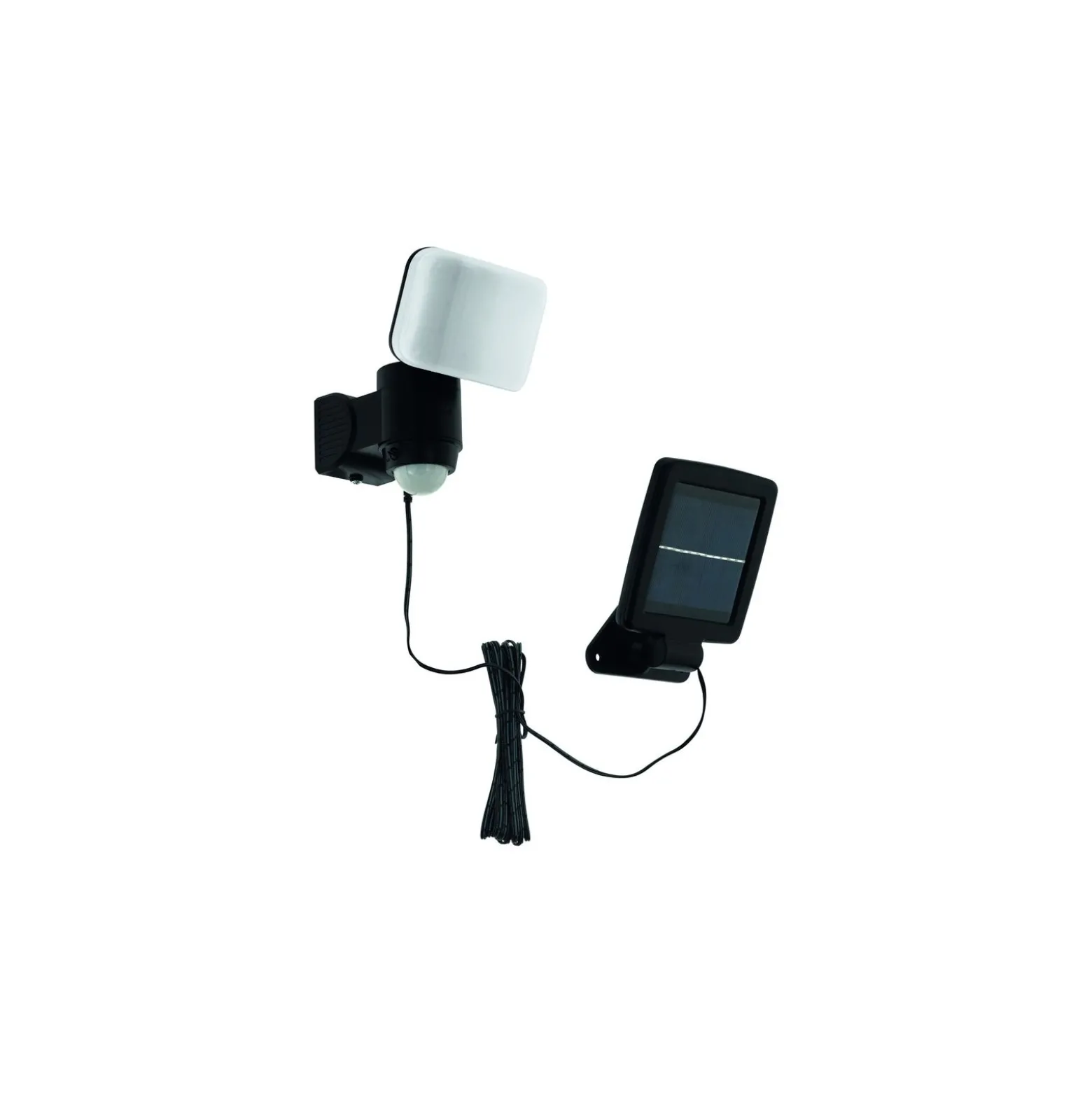 Eglo Vägglampa Casabas Solar Svart 5W 470lm - 865 Dagsljus | IP44