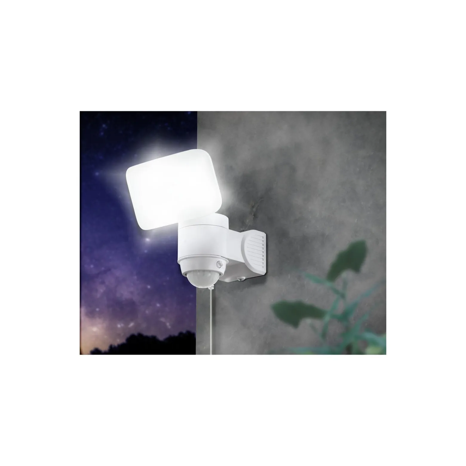 Eglo Vägglampa Casabas Solar Vit 5W 470lm - 865 Dagsljus | IP44