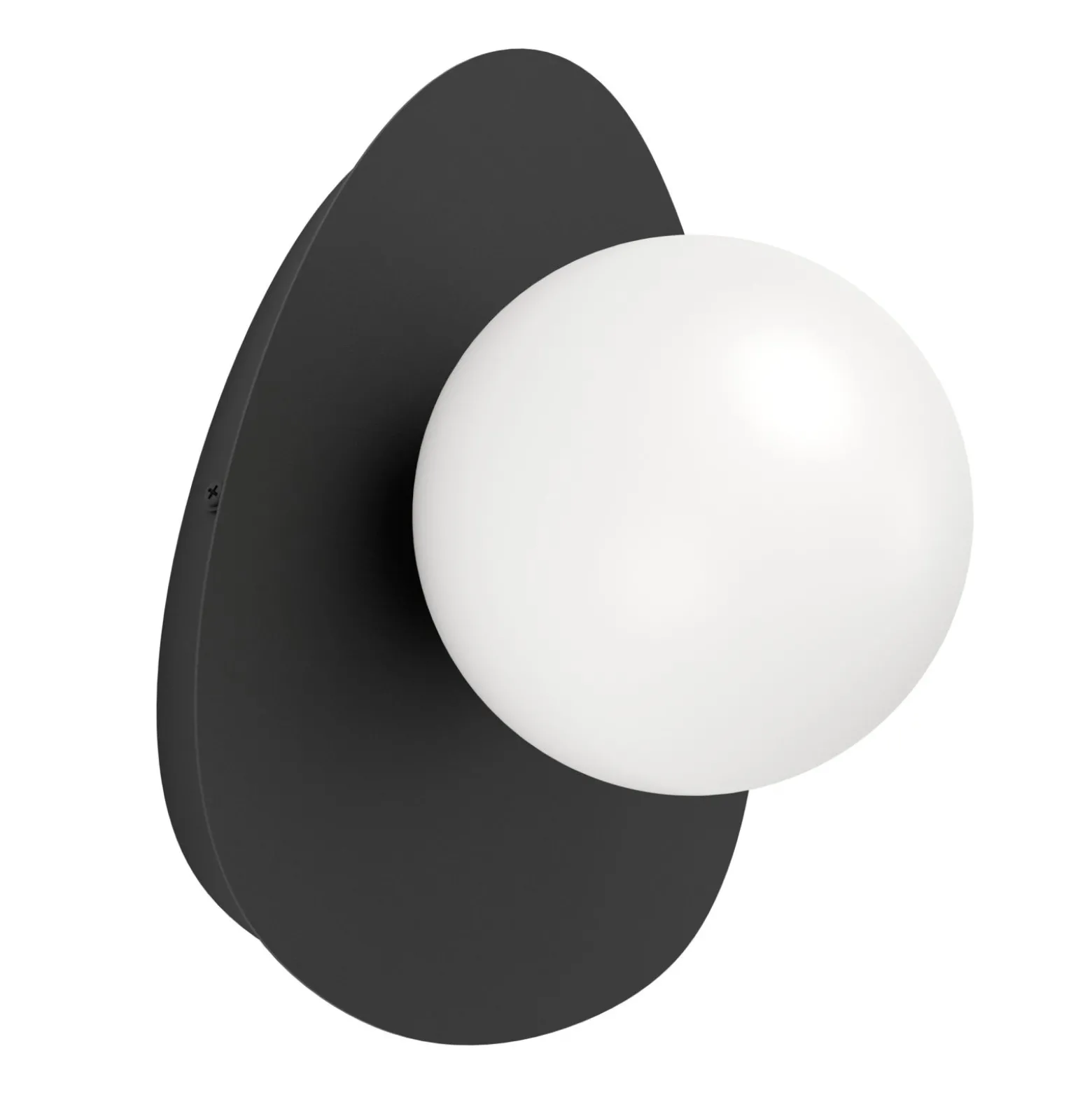 Eglo Vägglampa Castrovido Stål Svart 42W 470lm - 827 Extra Varm Vit | IP44