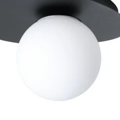 Eglo Vägglampa Castrovido Stål Svart 42W 470lm - 827 Extra Varm Vit | IP44