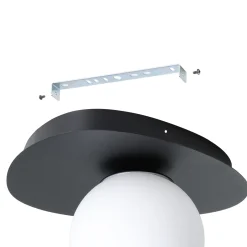 Eglo Vägglampa Castrovido Stål Svart 42W 470lm - 827 Extra Varm Vit | IP44