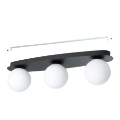 Eglo Vägglampa Castrovido Stål Svart 42W 1410lm - 827 Extra Varm Vit | IP44