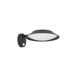 Eglo Vägglampa Cerrisi Solar Svart 7W 800lm - 830 Varm Vit | IP65 - Rörelsesensor