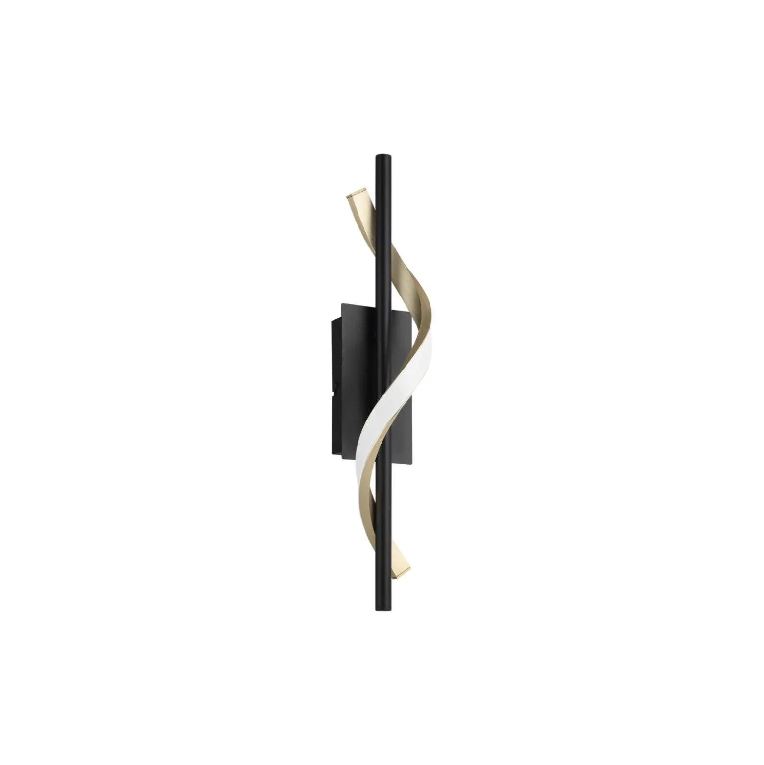 Eglo Vägglampa Conaprato Stål Brushed Mässing, Svart 8.8W 1050lm - 827-840-865 CCT | Dimbar