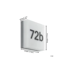 Eglo Vägglampa Cornale Antracit 8.3W 950lm - 830 Varm Vit | IP44 - IP44 - Ljussensor