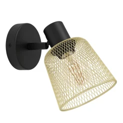 Eglo Vägglampa Coslada Stål Svart | Passande För 1x E27